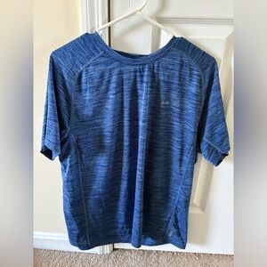 Eddie Bauer Blue Heather Athletic T-Shirt